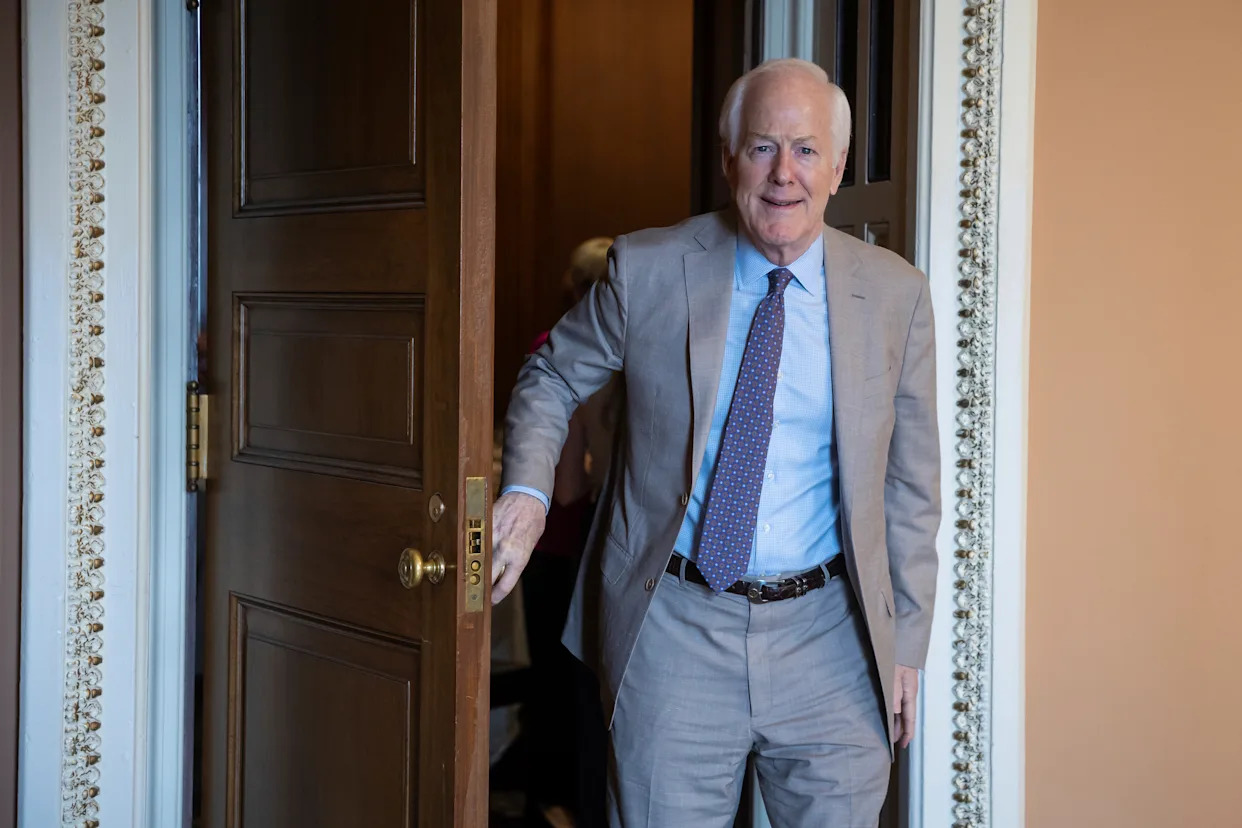 GOP polling memo shows Cornyn gaining on Paxton in Texas Senate primary