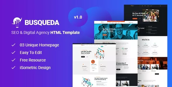 Busqueda - SEO & Digital Agency HTML Template v1.0