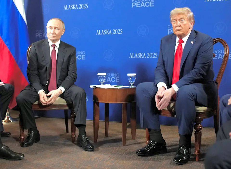 The meeting between Vladimir Putin and Donald Trump on Aug. 15 gave the world the chance to compare the two leaders’ ankles. / Getty Images