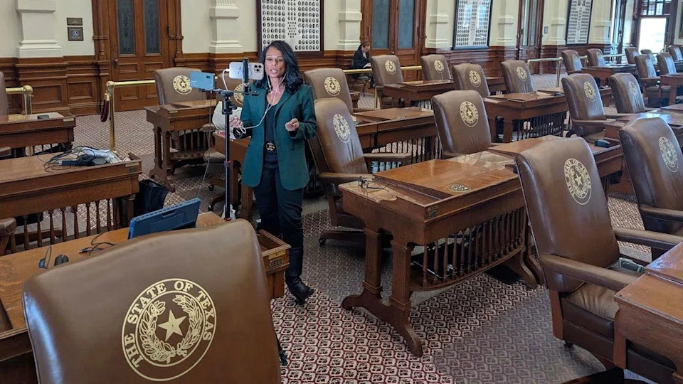 Texas Dem abruptly leaves call with Newsom, other party members after being told she’s committing felony