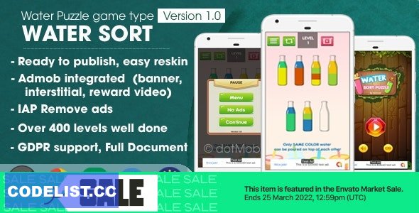 Water Sort Puzzle v1.1.2 - Unity Complete Project