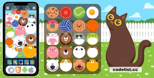 Premium Game - Animal Merge - HTML5 Game, Construct 3 v1.0