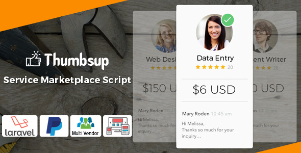 Thumbsup v5.0 - The Service Marketplace Legend 