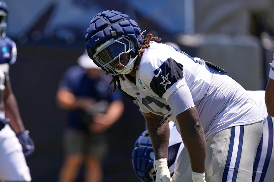 Tyler Guyton suffered a leg injury on Monday and is feared to have sustained a torn ACL.