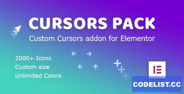 Cursors Pack v1.0.3 - Addon for Elementor WordPress Plugin