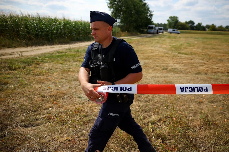 Unidentified flying object crashes and explodes in Poland
