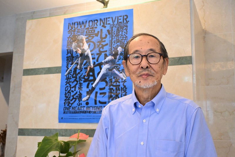 夕立荘を経営する島田昭一さん＝兵庫県西宮市で2025年8月12日午前10時32分、栗林創造撮影