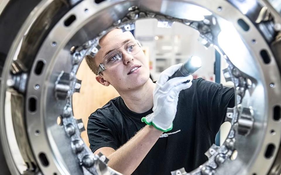 A worker at Dowlais, which was formerly known as GKN