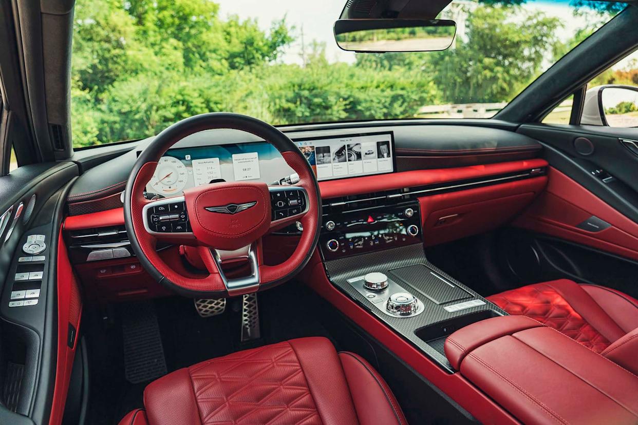 View Interior Photos of the 2025 Genesis G80