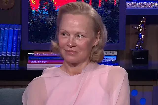 Watch What Happens Live with Andy Cohen/YouTube Pamela Anderson on 'Watch What Happens Live'