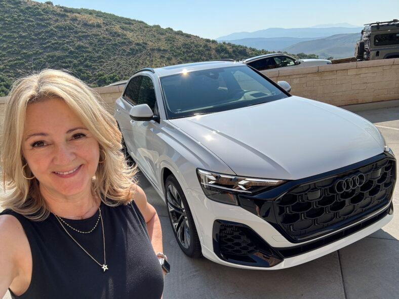 Me with the Audi Q8