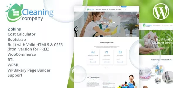 Cleaning Services - Cleaning Services WordPress Theme + RTL v2.2