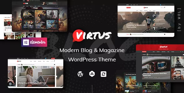 Virtus - Modern Blog & Magazine WordPress Theme v1.2.2