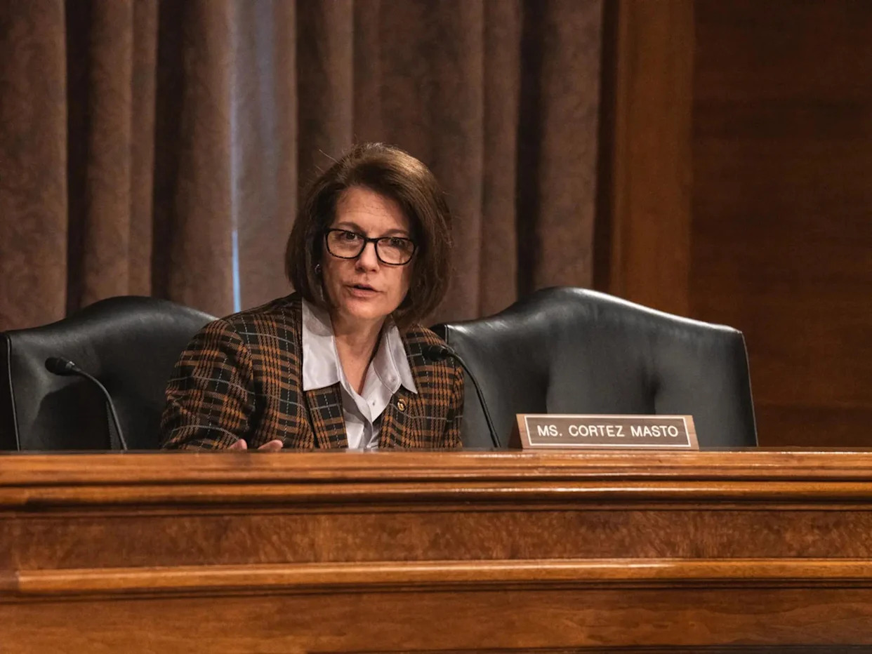 The Nevada Democrat pushing against her party's progressive pull
