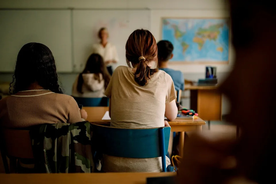 Maskot/STOCK PHOTO/Getty Images - PHOTO: Stock photo of a students in class.