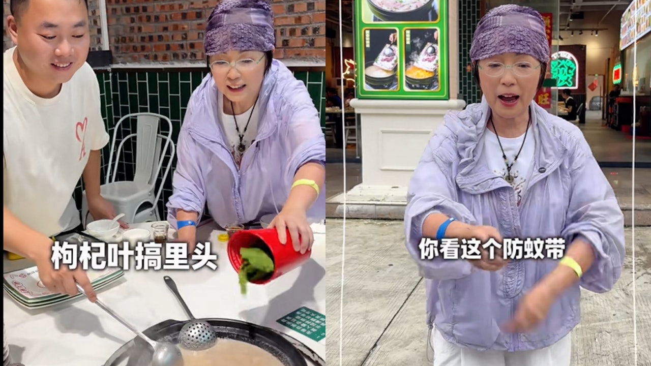 苑瓊丹返內地拍片防基孔肯雅熱　用4條防蚊帶加驅蚊噴霧