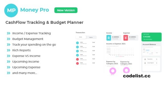 Money Pro v4.0 - Cashflow and Budgeting Manager