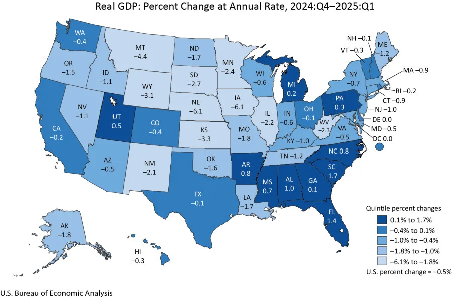 South Carolina leads nation in economic growth, says new study