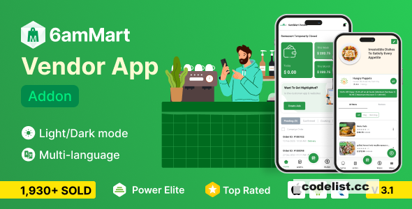 6amMart - Vendor App v3.2