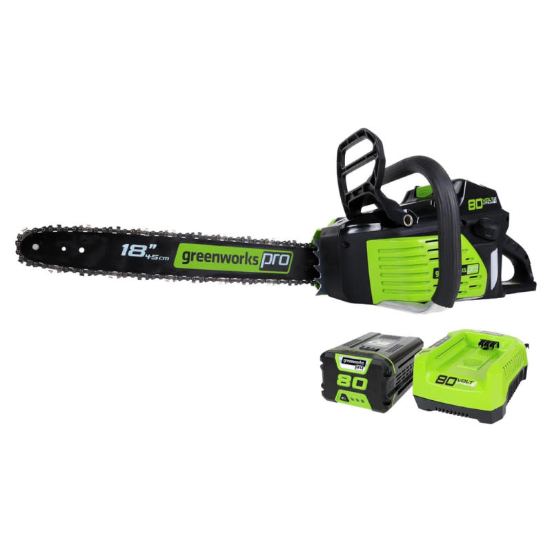 Amazon Is Selling a 'Powerful' Greenworks Chainsaw for 43% Off, and Shoppers Say It's 'Game Changer'