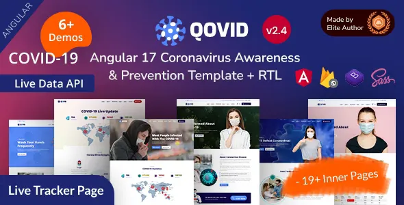 Qovid - Angular 11 Coronavirus Medical Prevention v1.5.0