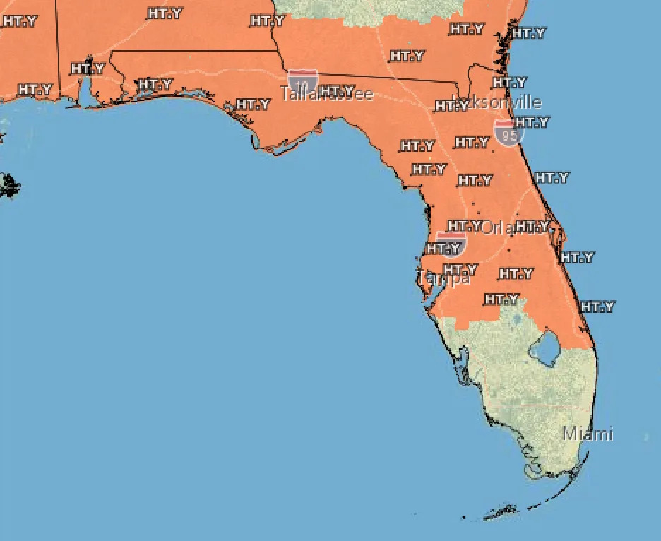 Florida Panhandle heats up: NWS issues head advisory as feels-like temps reach 110 degrees