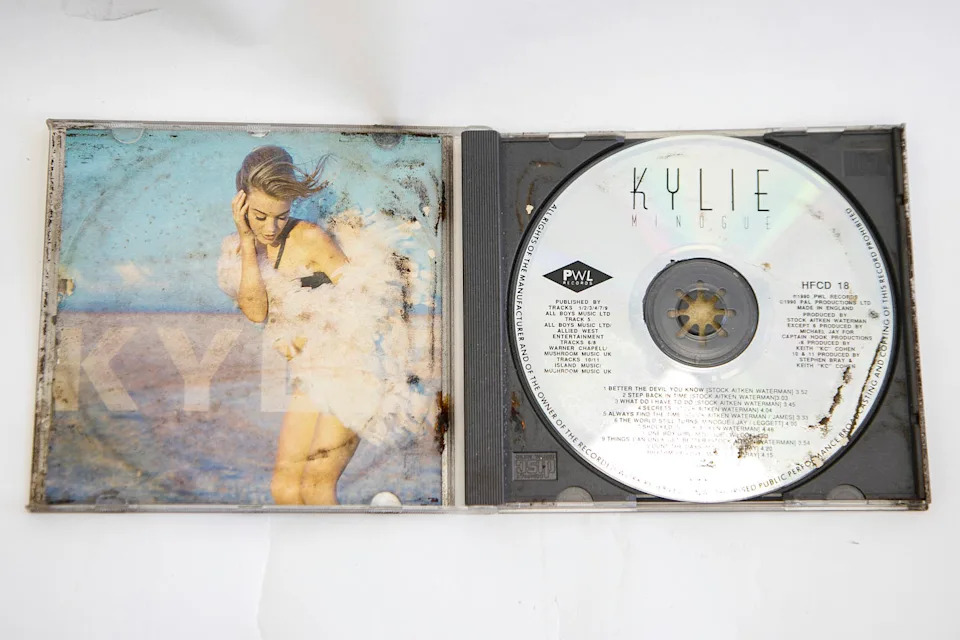 Kylie Minogue CD. (Great Ormond Street Hospital for Children)