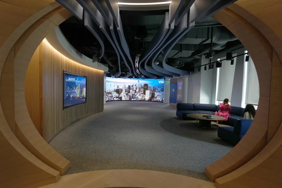 The Innovation Center is seen at Visa Mission Rock during the Grand Opening on Thursday, June 6, 2024 in San Francisco. (Tony Avelar/AP Content Services for Visa)