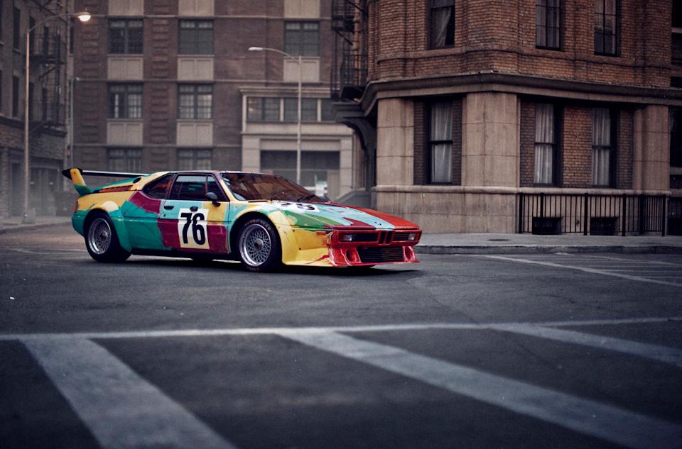 BMW Warhol and Mehretu Art Cars Make U.S. Debut Together at Monterey