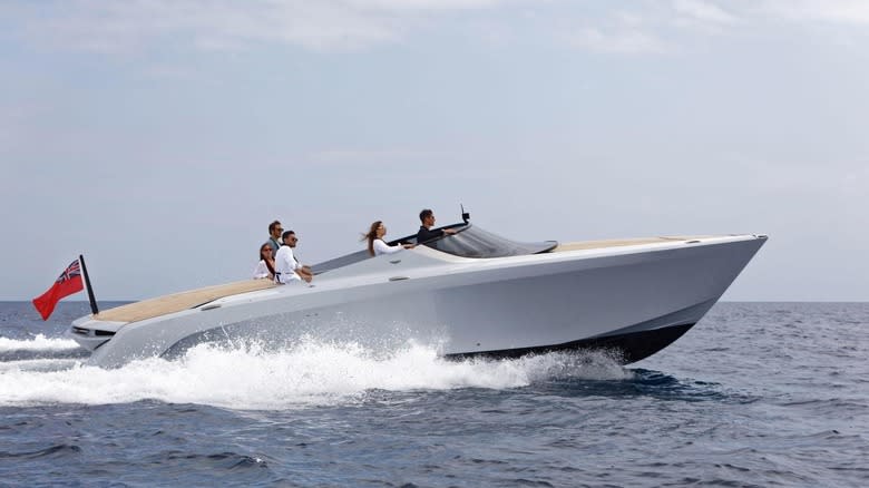 Aston Martin AM37 photo shoot in the French Riviera