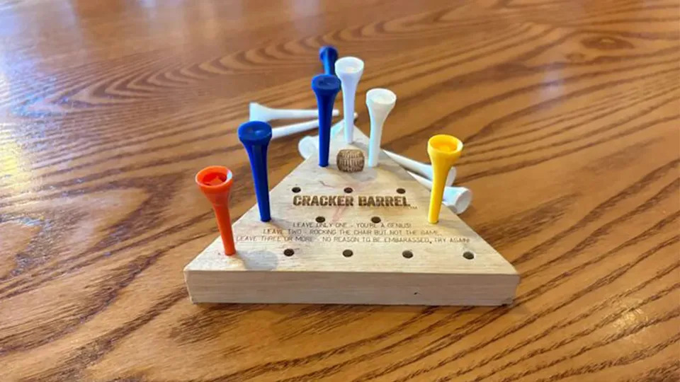 Cracker Barrel's changed language on famous peg game in rebrand sparks criticism