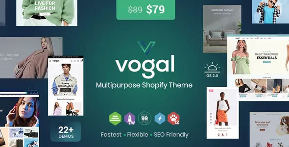Vogal - Multipurpose Shopify Theme OS 2.0 v1.6.2