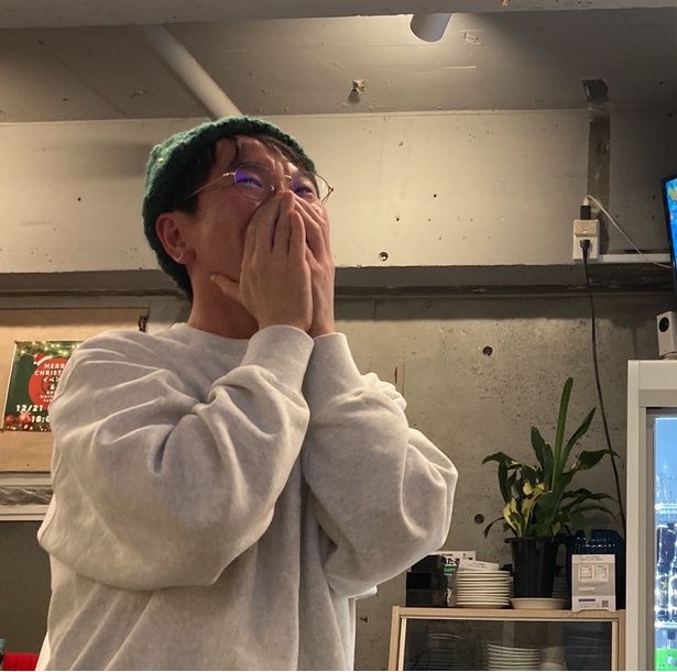 「『うっとり』している小林さん！」
