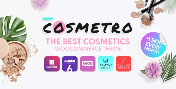 Cosmetro - Cosmetics Store Elementor WooCommerce Theme v4.0.6