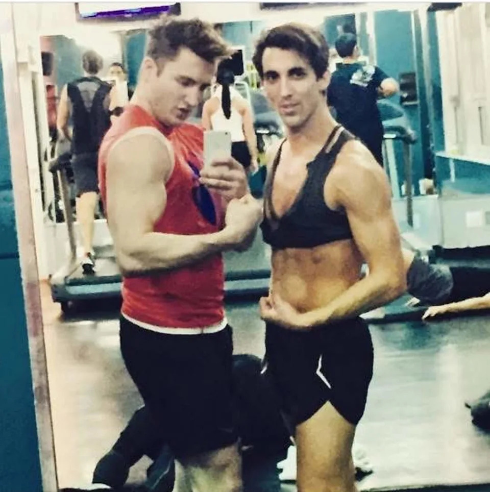 Jacob with friend, Marti G. Cummings. (Courtesy Marti G. Cummings)