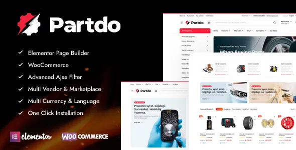 Partdo - Auto Parts and Tools Shop WooCommerce Theme v1.3.9