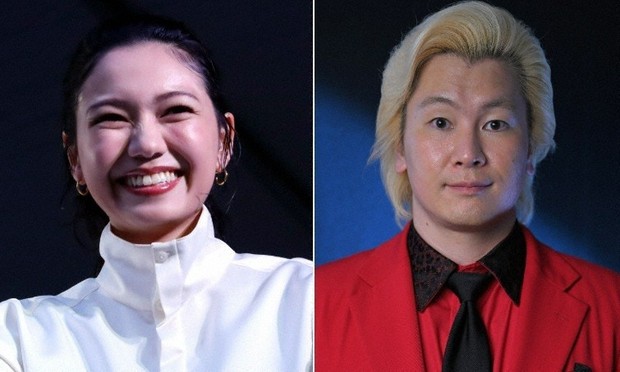 二階堂ふみさん（左）とカズレーザーさん