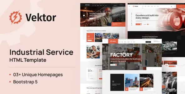 Vector - Industrial Service HTML Template v1.0
