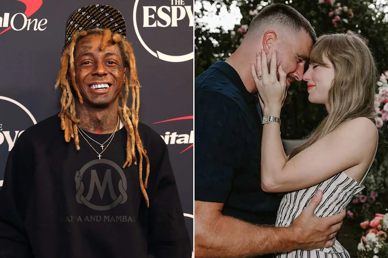 Lil Wayne Stops Concert to Address Taylor Swift and Travis Kelce's Engagement, 7 Months After Saying 'I Hate' the Chiefs
