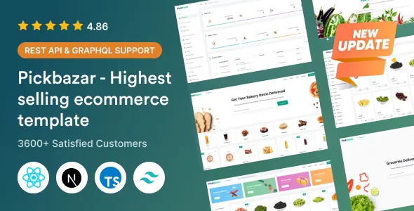 PickBazar - React Ecommerce Template with React Hooks, Next JS, GraphQL & REST API v11.8.0
