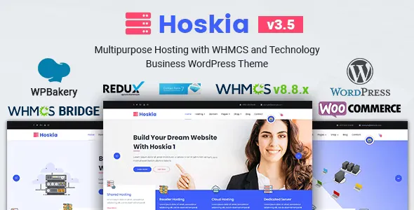 Hoskia - Multipurpose Hosting with WHMCS Theme v3.5