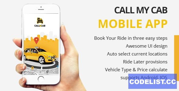 Online Taxi Booking App - Call My Cab Mobile App Online Taxi Booking App - Call My Cab Mobile App