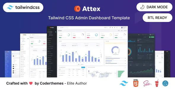 Attex - Tailwind CSS Admin & Dashboard Template v1.0