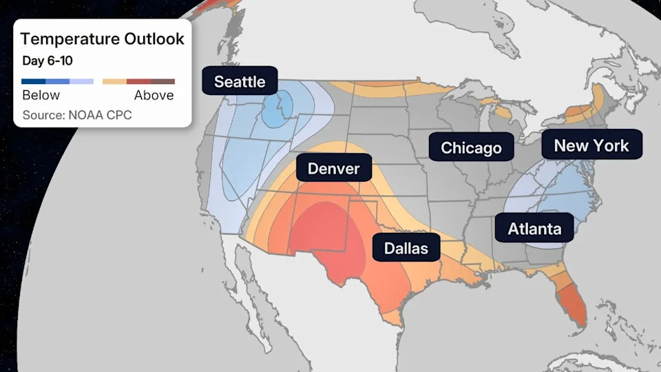 Long Range Temperature Outlook