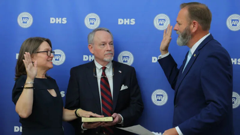 Janet Mann sworn in as Arkansas Department of Human Services secretary