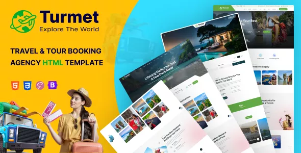 Turmet - Travel & Tour Agency HTML Template