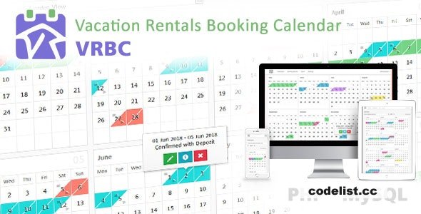 Vacation Rentals Booking Calendar - 9 June 2023