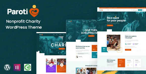 Paroti - Nonprofit Charity WordPress Theme v1.1.5