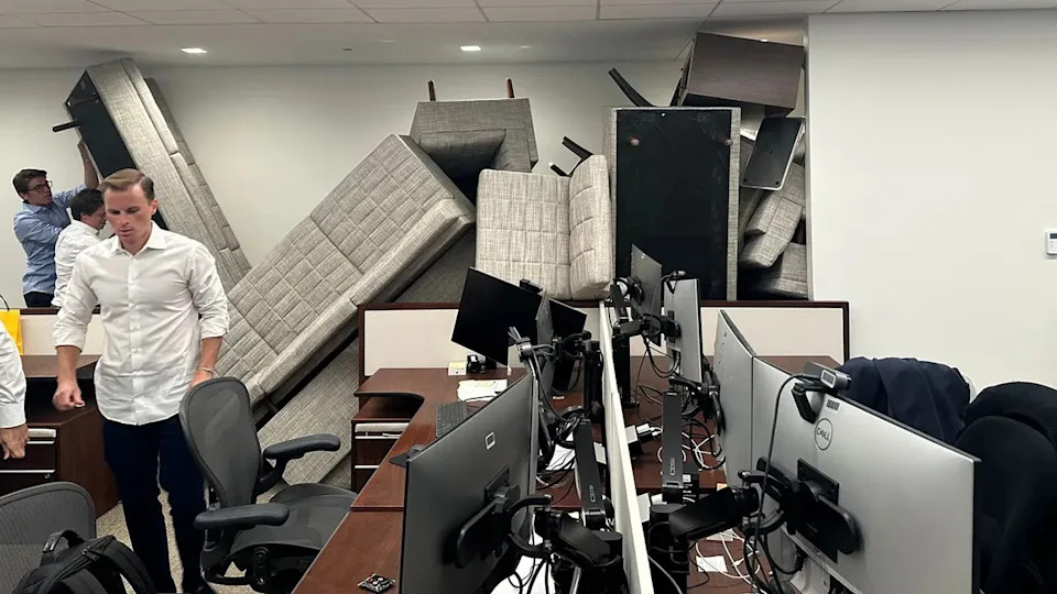 Office workers barricade themselves in an NYC office as an active shooter is on their floor