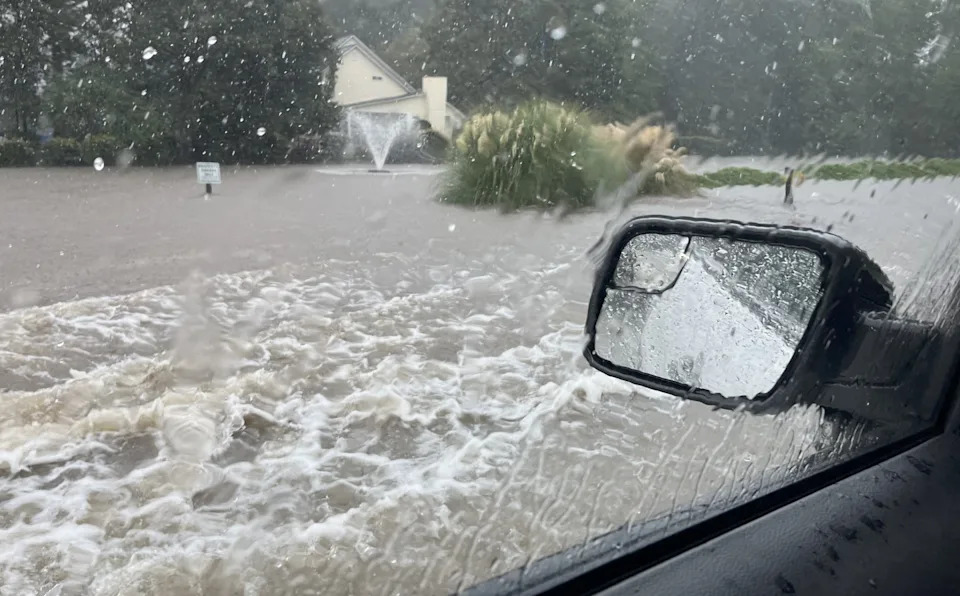 Dorchester County, S.C. flooding on 8/22/2025.
